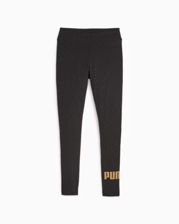 Product: PUMA - Leggins da donna nero con stampa logo