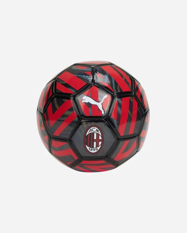 Product: PUMA - Mini pallone nero e rosso Milan (1 of 2)