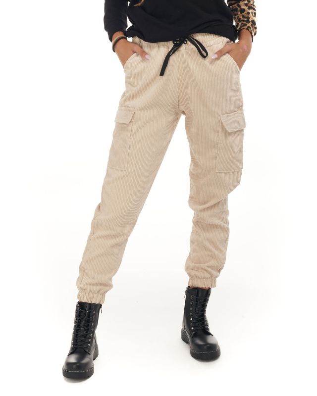 Product: MY JEWELS - DONNA PANTALONE TASCHE LATERALI VELLUTO8 (1 of 3)