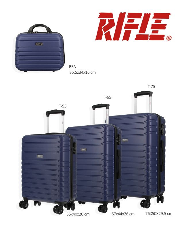 Product: RIFLE - TROLLEY BLU IN ABS 4 RUOTE (1 of 6)