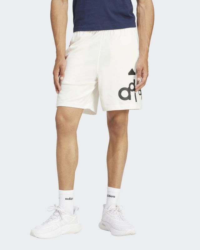 Product: ADIDAS - PANTALONCINO FELPA BIANCO DA UOMO Q1 GD - IS200 (1 of 4)