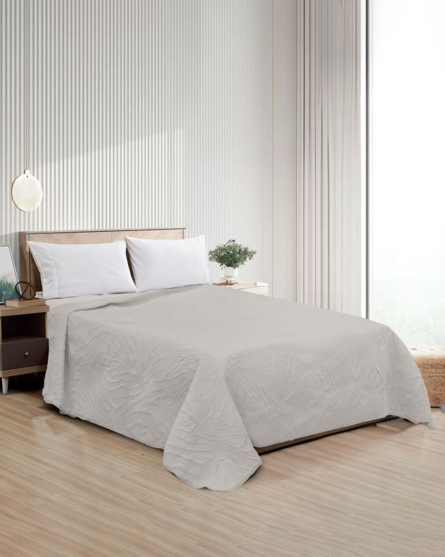 Product: FZ - Trapuntino matrimoniale grigio trama wild, 250x250CM