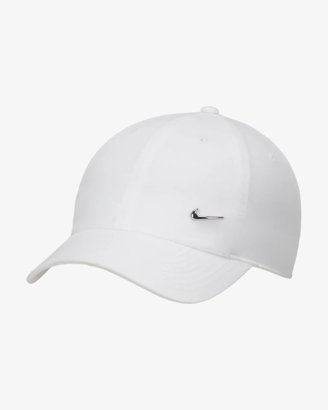 Product: NIKE DRI-FIT CLUB - Cappello bianco regolabile con logo metallizzato -FB5372/100 (1 of 2)