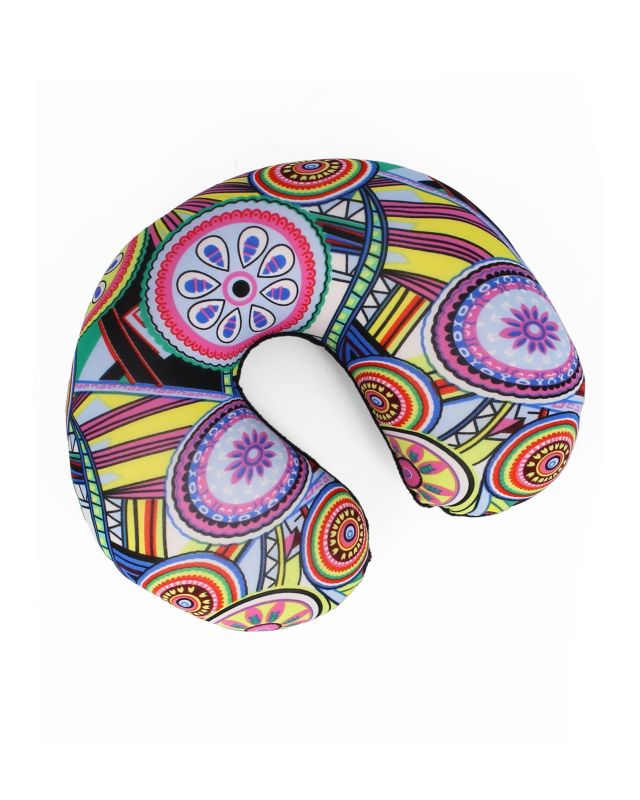 Product: GET UP - Cuscino viaggio multicolor da bimbo, fantasia geometrica (1 of 2)