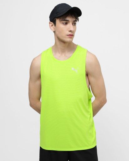 Product: PUMA - CANOTTA DA UOMO LIME RUN FAVORITE SINGLET - 523149-39 (1 of 2)