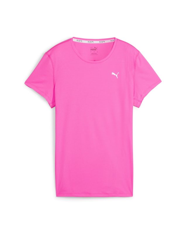 Product: PUMA - T-SHIRT DA DONNA RUN FAVORITES VELOCITY ROSA FLUO - 525061-27 (1 of 2)