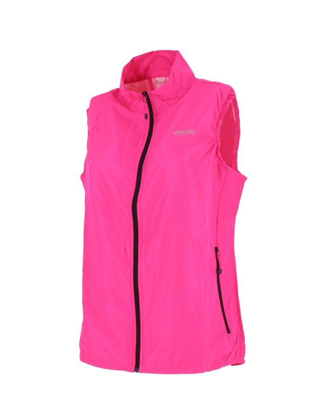 Product: WAIKIKI RUN - GILET ANTIVENTO RUNNING DA DONNA FUXIA ZITA- AD01479_A4550 (1 of 3)