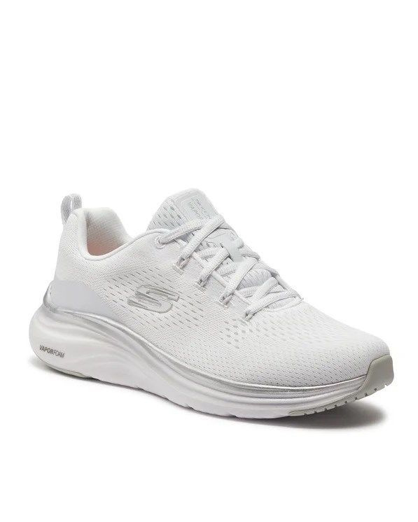 Product: SKECHERS - VAPOR FOAM MIDNIGHT GLIMMER - Sneakers bianca da donna con dettagli argento (1 of 5)