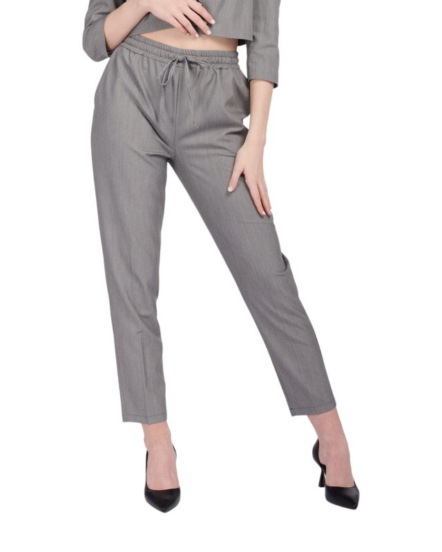 Product: PAQUITA - PANTALONE GRIGIO DA DONNA CON VITA ELASTICIZZATA (1 of 4)