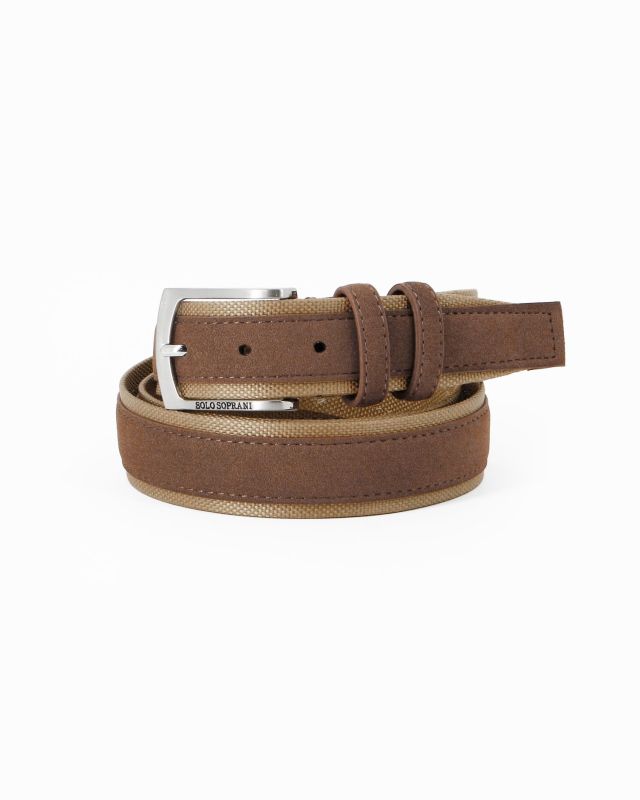 Product: SOLO SOPRANI - Cinta taupe da uomo (1 of 6)