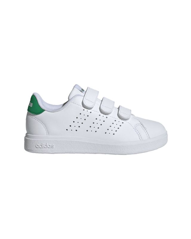 Product: ADIDAS ADVANTAGE BASE 2.0 CF C - Scarpa bianca e verde numerata 28-35 (1 of 9)