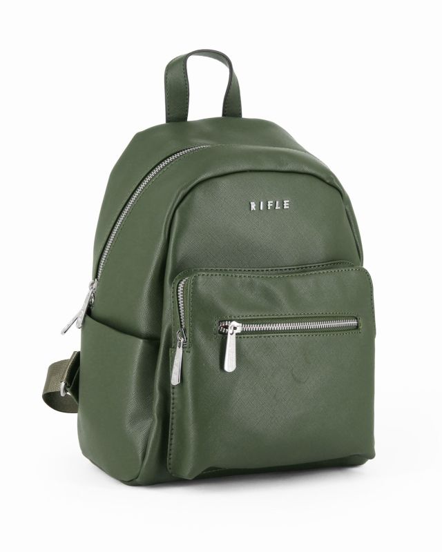 Product: RIFLE - Zaino verde con tasche frontali e laterali (1 of 4)