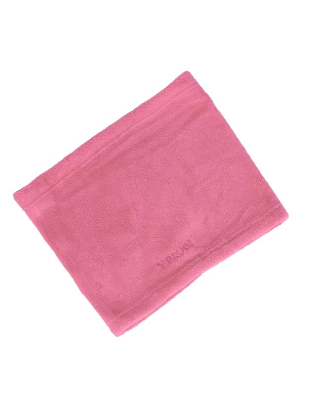Product: BRUGI - SALDACOLLO ROSA IN PELLICCIA ECOLOGICA CON RICAMO LOGO NELLA PARTE CENTRALE (1 of 2)