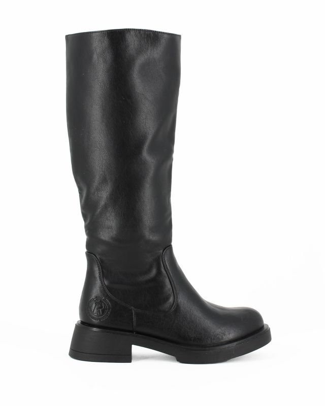 Product: RIFLE - Stivale nero con zip laterale (1 of 4)