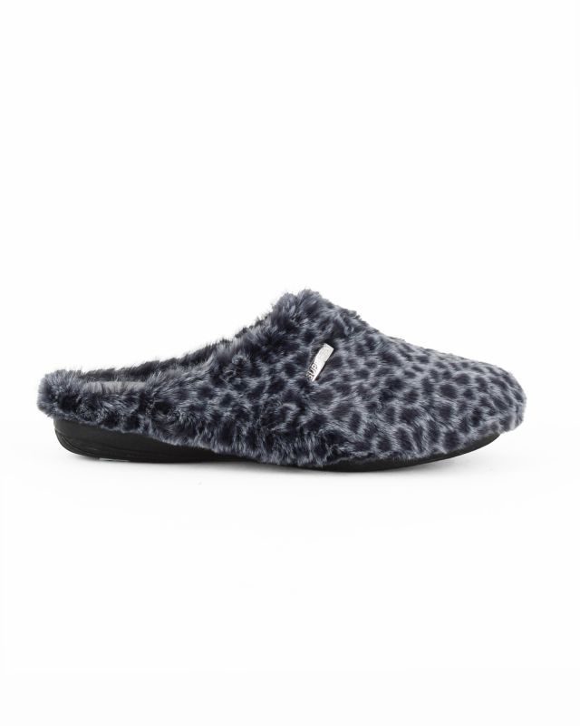 Product: SUPERGA - Pantofole blu maculate pelose (1 of 4)
