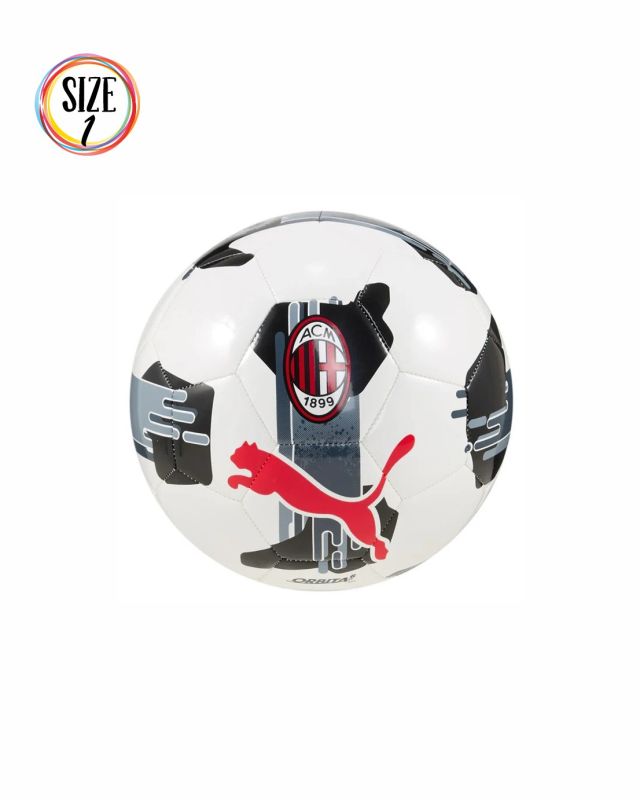Product: PUMA - PALLONE ACM MILAN MINI  BIANCO NERO E GRIGIO MISURA 1, 084451-01