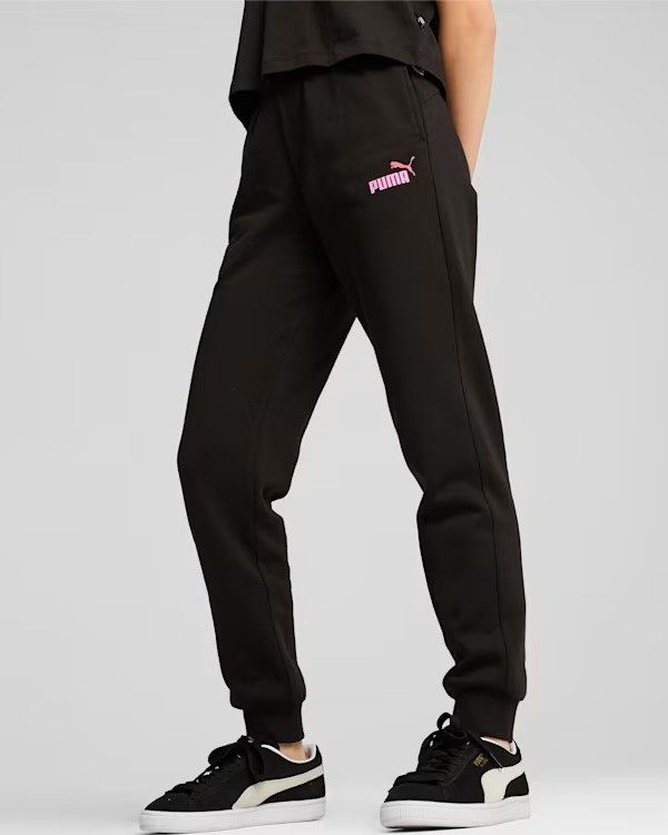 Product: PUMA -PANTALONE TUTA RAGAZZA ( 5-16 ANNI) NERO  ESSENTIAL+LOGO FL,  627922-01 (1 of 4)