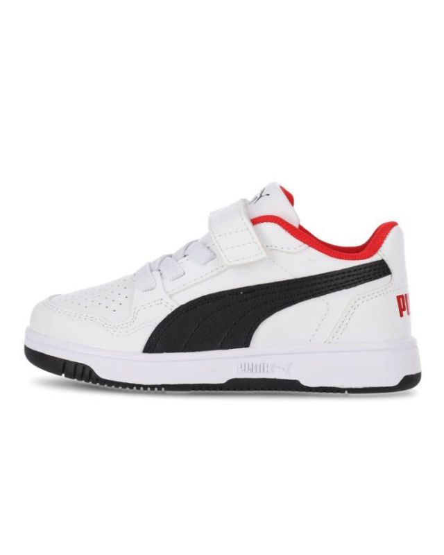 Product: PUMA REB-L AC+ PS- Sneakers bianca e nero, NUMERATA 28/35 - 398995-08 (1 of 4)