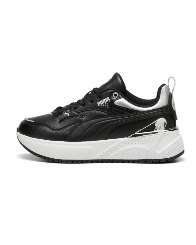 Product: PUMA - SNEAKERS DONNA R78 DISRUPT METALLIC DREAM, NERA, BIANCA E GRIGIO METALLIZZATO - 397803-02 (1 of 6)