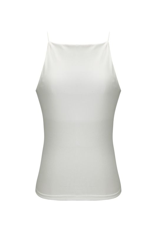 Product: BACHATA - Canotta spalla stretta bianca (1 of 2)