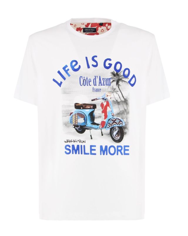 Product: T-SHIRT MM LIFE IS GOOD WHITE (1 of 3)