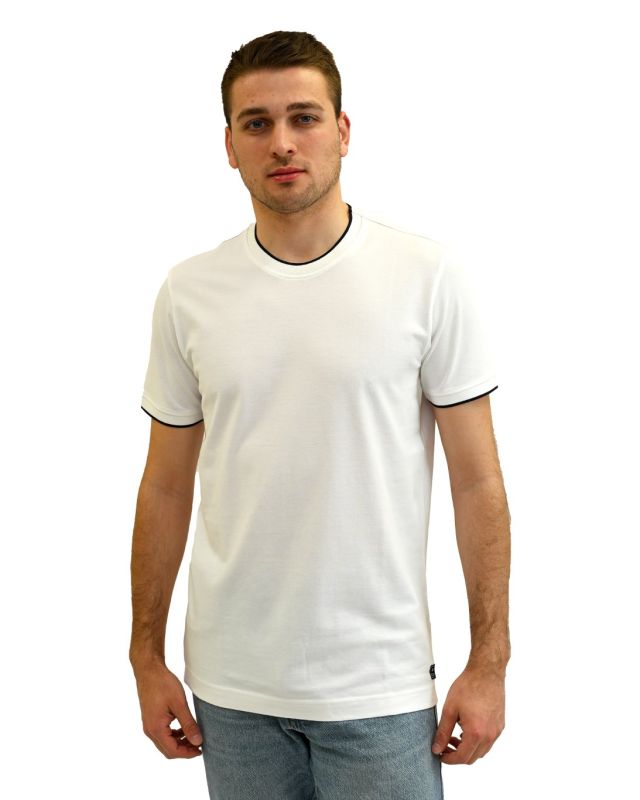 Product: KEY UP - POLO BIANCA IN PIQUET DA UOMO (1 of 4)