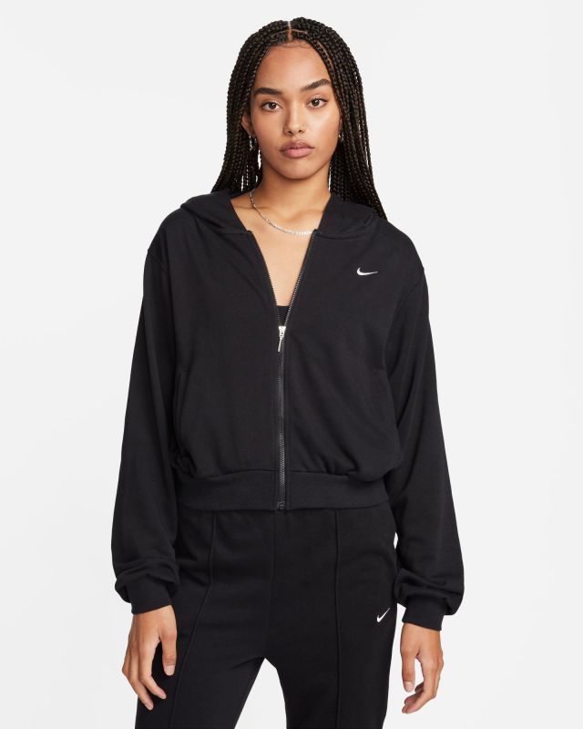 Product: NIKE - FELPA DONNA SPORTSWEAR CHILL TERRY NERA – FN2415/010 (1 of 7)