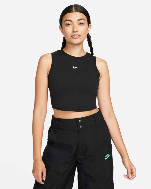 Product: NIKE - TOP CANOTTA  SPORTSWEAR NERA  DONNA  CHILL KNIT, FB8279-010 (1 of 3)