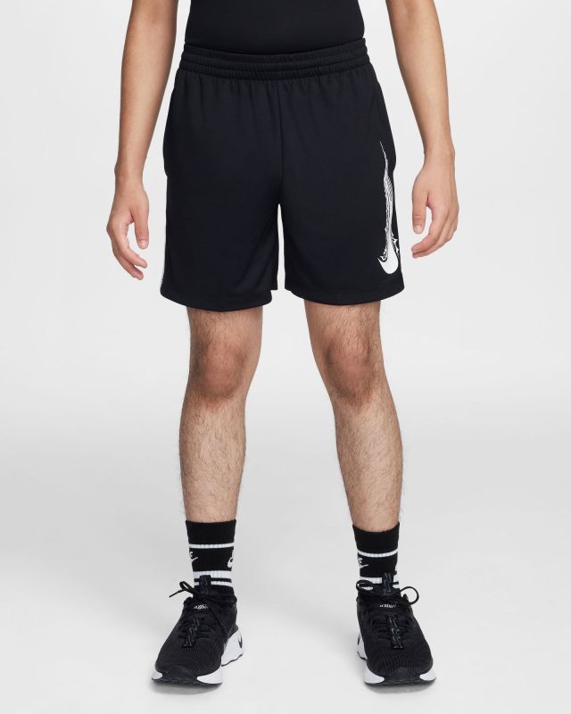 Product: NIKE - Pantaloncino Multi nero da ragazzi con logo bianco - HF9121/010 (1 of 6)