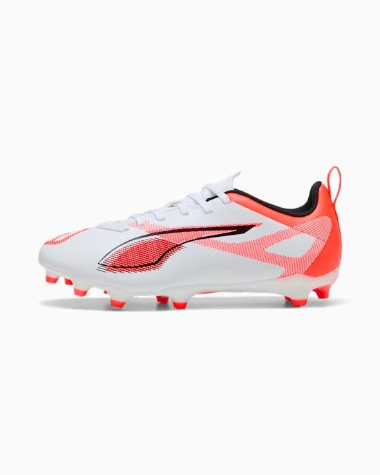Product: PUMA - SCARPA DA CALCIO ULTRA 5 PLAY FG/AG JUNIOR BIANCA E ROSSA,  NUMERATA 33/38% - 108170-01 (1 of 4)