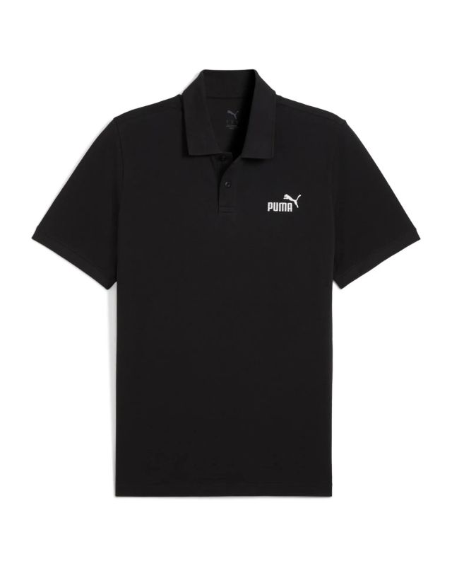 Product: PUMA - POLO NERA ESSENTIAL N.1 LOGO PIQUE TU DA UOMO - 682552-01 (1 of 6)