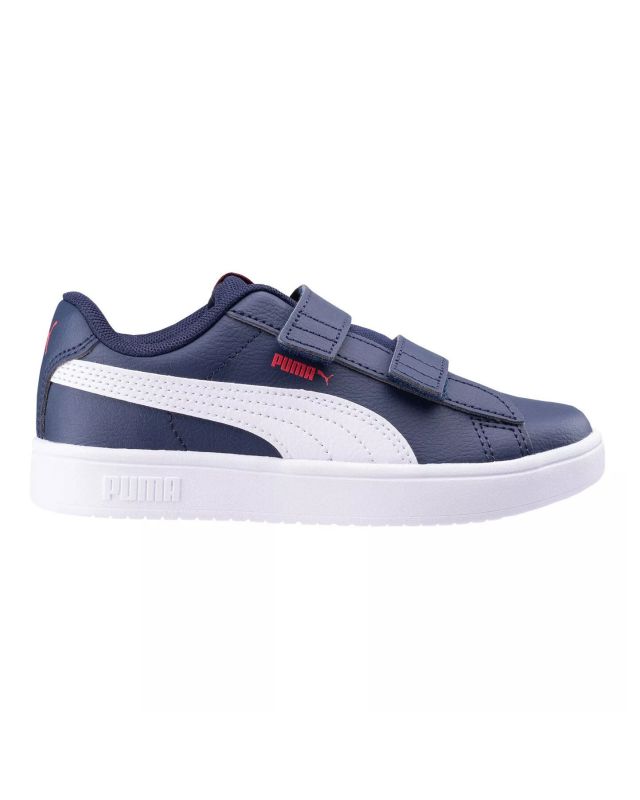 Product: PUMA - SNEAKER JUNIOR RICKIE CLASSIC V PS BLU E BIANCA, NUMERATA 28/35 - 394253-01 (1 of 4)