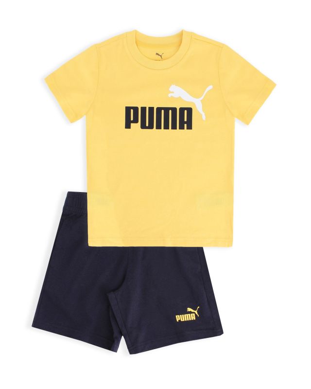 Product: PUMA - SET SHORT+T-SHIRT GIALLA E BLU ESS 2 COLOR NO.1 JUNIOR - 686298-55 (1 of 2)