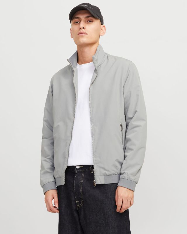 Product: JACK & JONES - GIUBBINO BOMBER GRIGIO DA UOMO RUSH HARRINGTON (1 of 7)