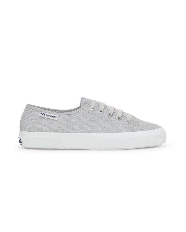 Product: SUPERGA SCARPA 3750 JERSEY LAME LEGGERA GRIGIA -  S4135ZW-031 (1 of 4)