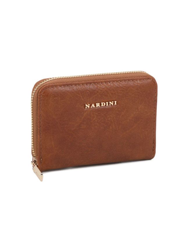Product: NARDINI - Portacarte marrone con chiusura a zip (1 of 3)