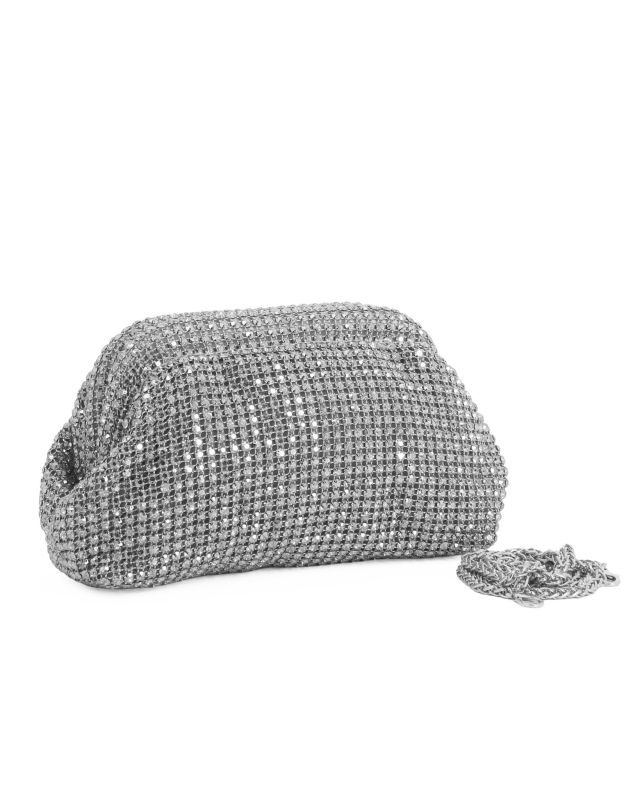 Product: DIVAS - Pochette argento di strass (1 of 20)