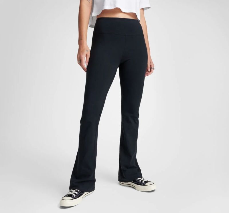 Product: CONVERSE LEGGINGS FLARE NERO DA DONNA, 10027403 (1 of 5)