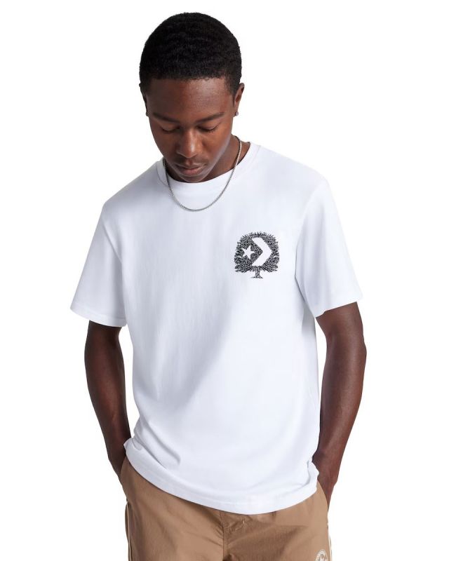 Product: CONVERSE T-SHIRT  BIANCA DA UOMO - 1002766 (1 of 2)