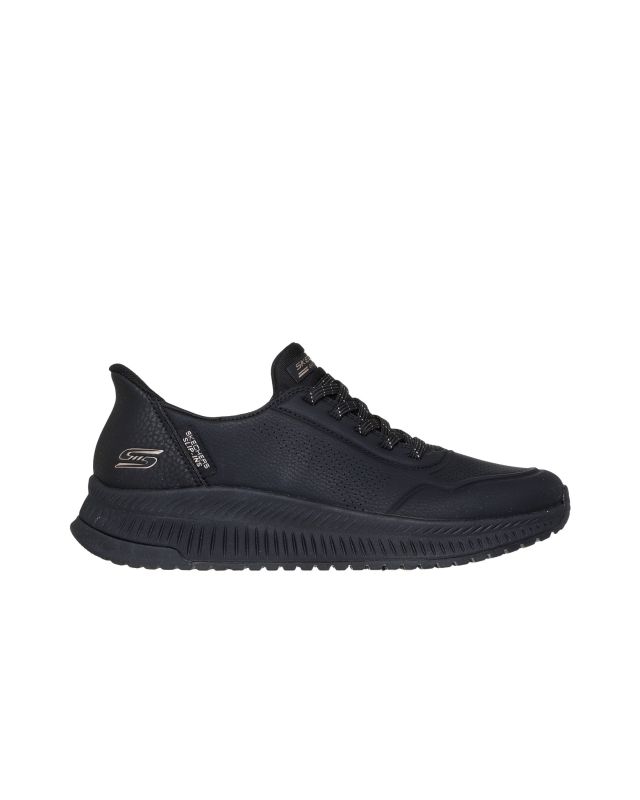 Product: SKECHERS - BOBS SQUAD 4 - KEY LOOK - Sneakers nera da donna con soletta ammortizzata in memory foam (1 of 5)