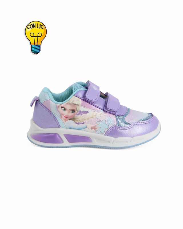 Product: FROZEN  - Sneakers lilla da bambina con luci e strappi (1 of 5)
