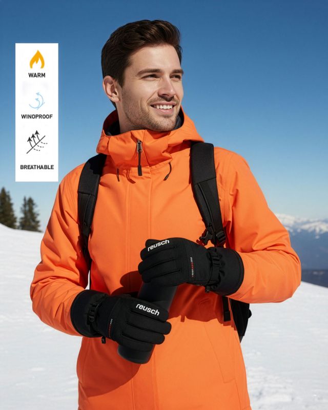 Product: REUSCH - GUANTI SCI UOMO NERI OUTSET R-TEX XT, 6301261-7701 (1 of 7)