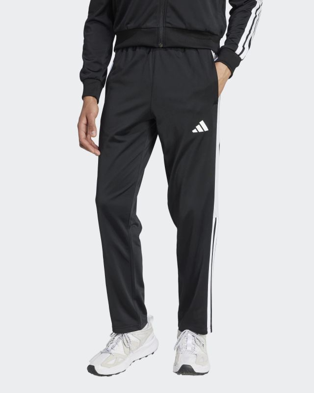 Product: ADIDAS -PANTALONI DA TUTA UOMO NERI CON 3 BANDE BIANCHE SNAP TRACK - JL8593 (1 of 5)