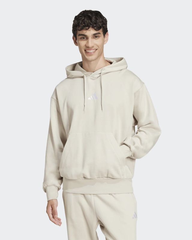 Product: ADIDAS - FELPA UOMO CON CAPPUCCIO BEIGE FEELCOZY - IN6067 (1 of 6)