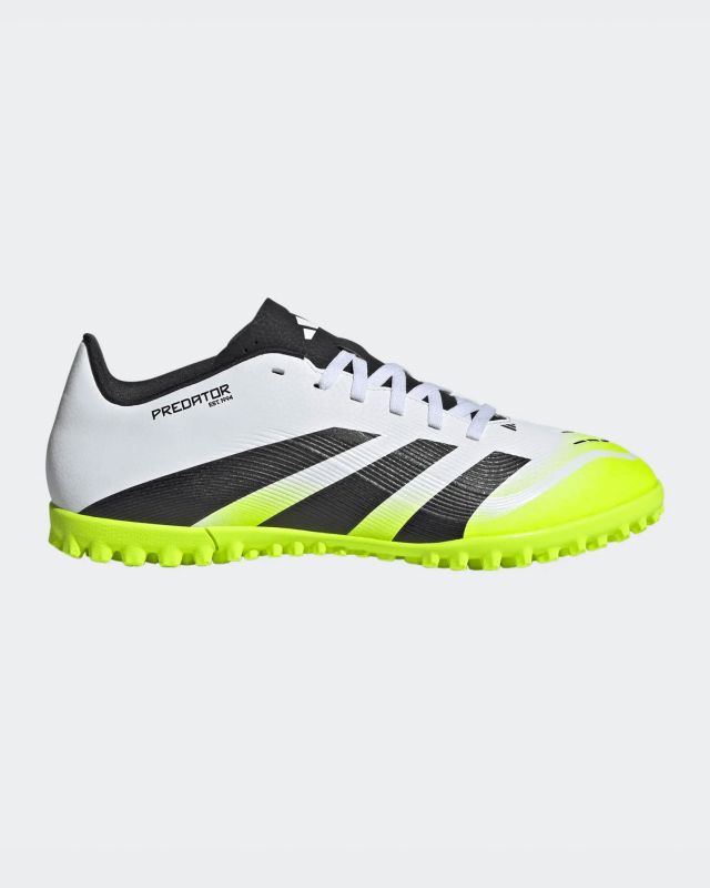 Product: ADIDAS - SCARPA UOMO DA CALCETTO, BIANCA, NERA E VERDE FLUO PREDATOR CLUB TF -JH8854 (1 of 8)