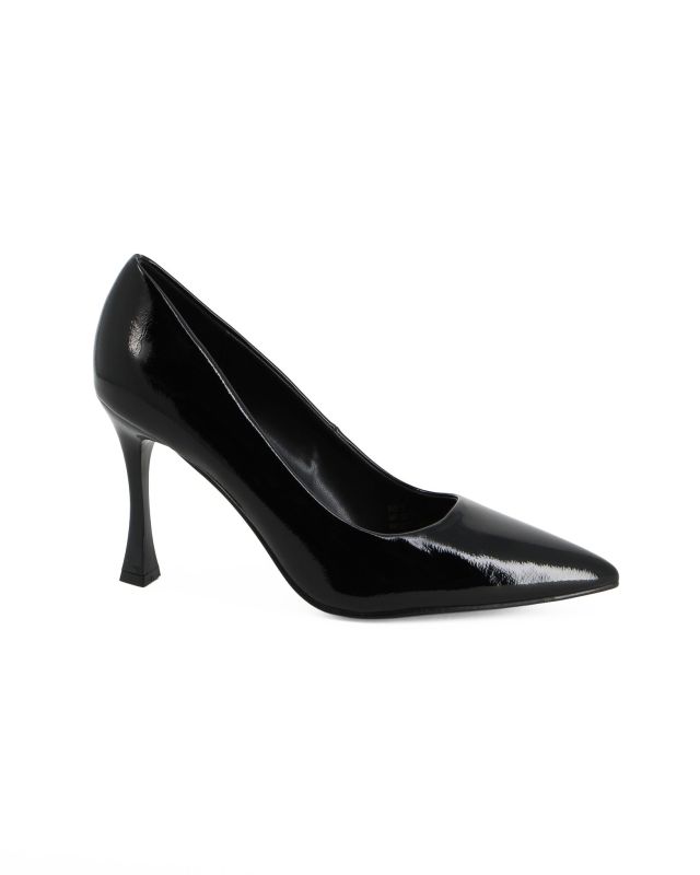 Product: MISS GLOBO - Décolleté nera in vernice, tacco 8,5CM (1 of 5)