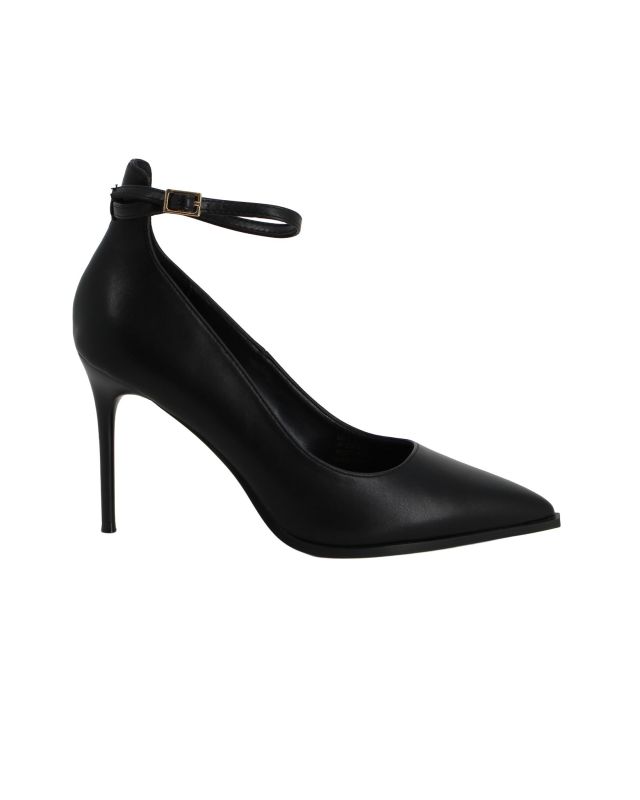 Product: MISS GLOBO - Décolleté nera con cinturino alla caviglia, tacco 9CM (1 of 5)