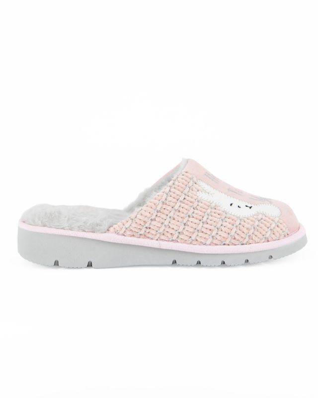 Product: TIGLIO - Pantofola rosa da donna con pelliccia interna, MADE IN ITALY (1 of 4)