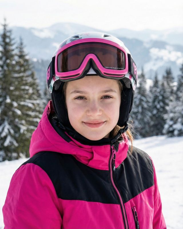 Product: BRUGI - MASCHERA SCI JUNIOR FUXIA, ZJ1C-TB91-795 (1 of 6)