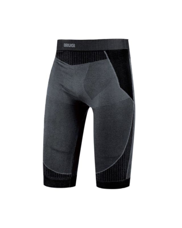 Product: BRUGI -SHORT TERMICO  UOMO NERO E GRIGIO  TRASPIRANTE SENZA CUCITURE -9GZS-T365